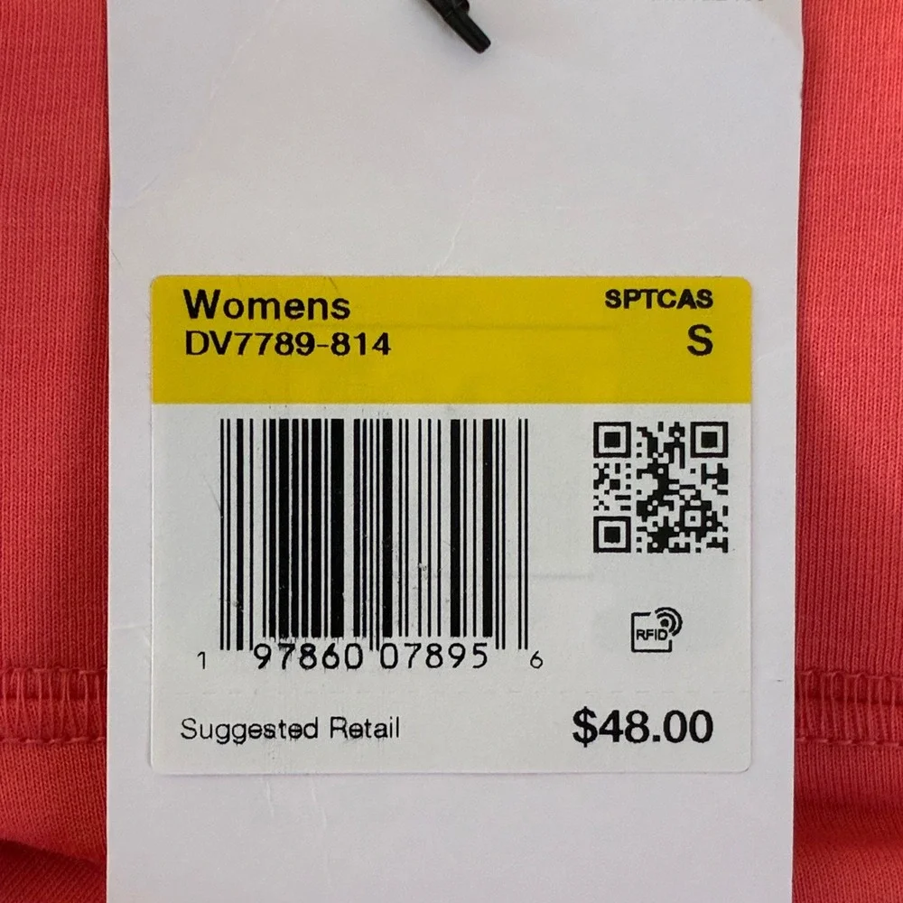 Nike Womens Size Small Sportswear Leggings Coral Pink 7/8 Active Tights NWT‎